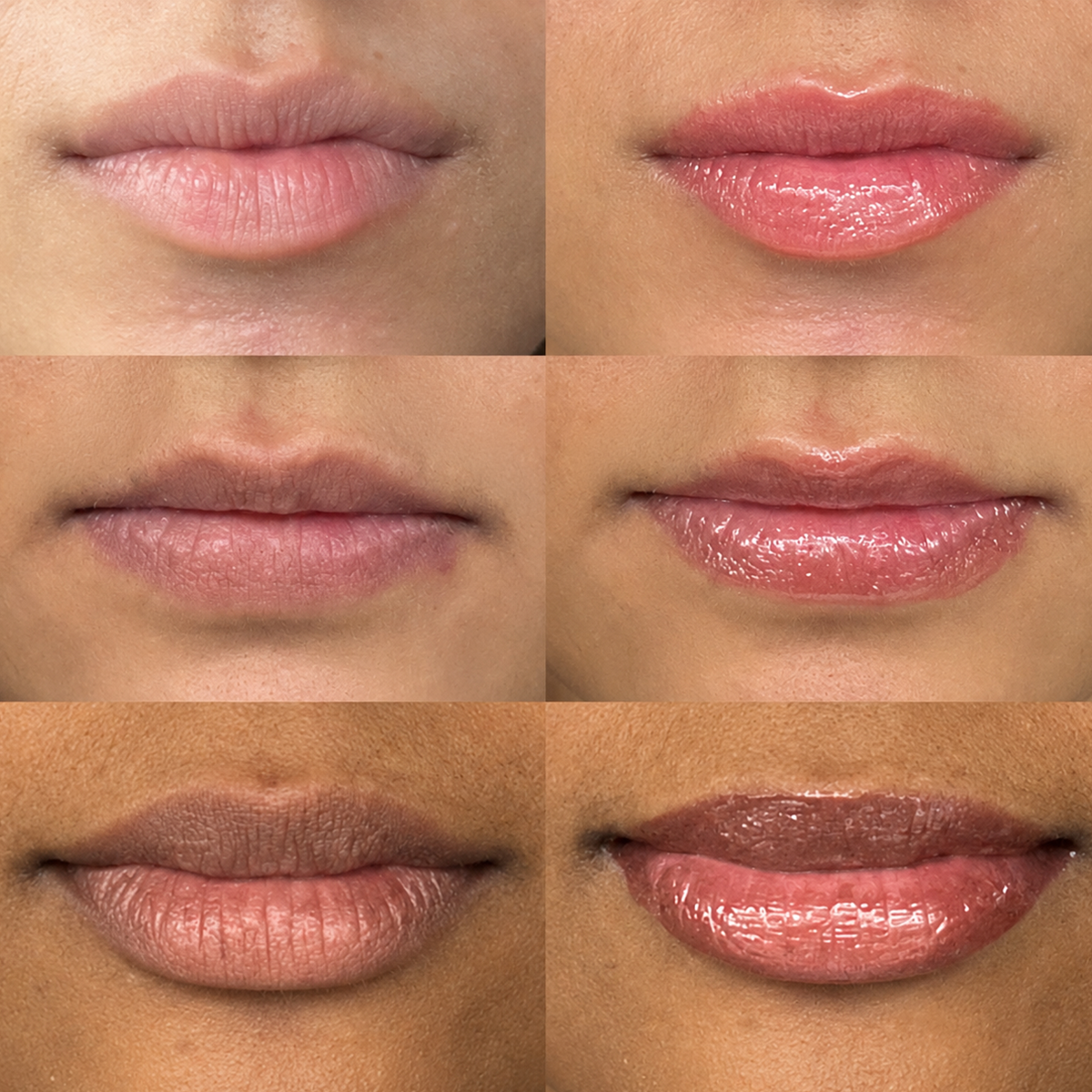 Yuri Lip Oil before afters