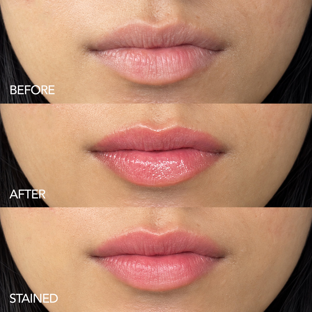 Yuri Lip oil before after image